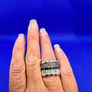 Michael Kors crystal cocktail ring size 6